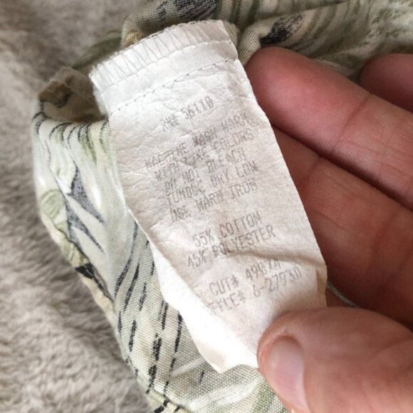 Tapestry Womens Shirt Size 22W Short Sleeve Button Up Hawaiian Classic Beach - Picture 6 of 9